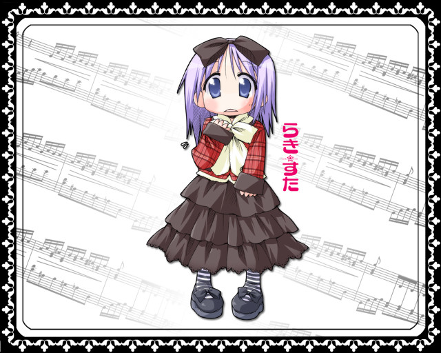 Purple haired girl red jacket free wallpaper - medium preview image