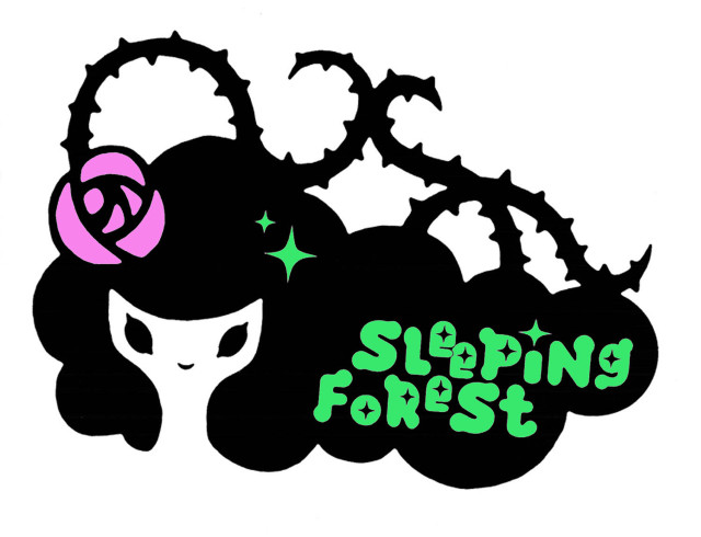 Sleeping forest logo rose star free wallpaper - medium preview image