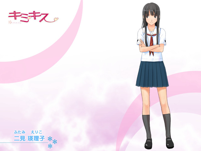 Ayako rokkaku school uniform portrait #2 free wallpaper - medium preview image