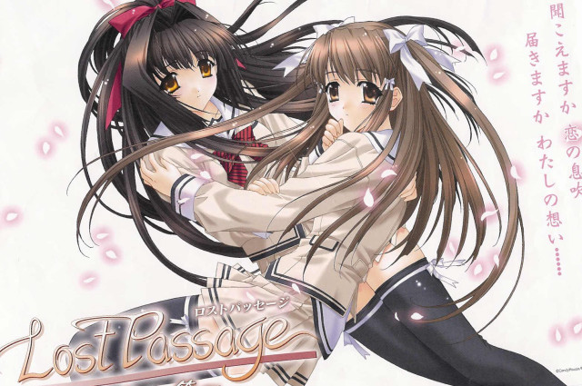 Ai mitsu sisters hug cherry free wallpaper - medium preview image