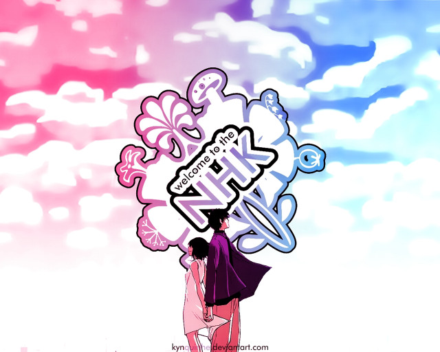Woman sky clouds pink blue free wallpaper - medium preview image