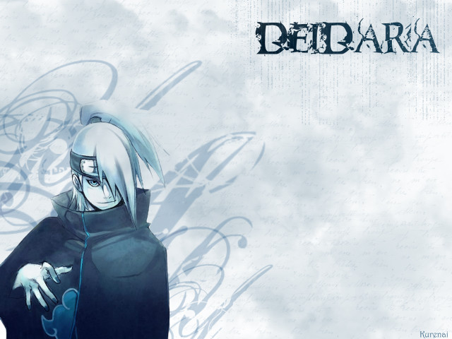 Anime black outfit white hair free wallpaper - medium preview image