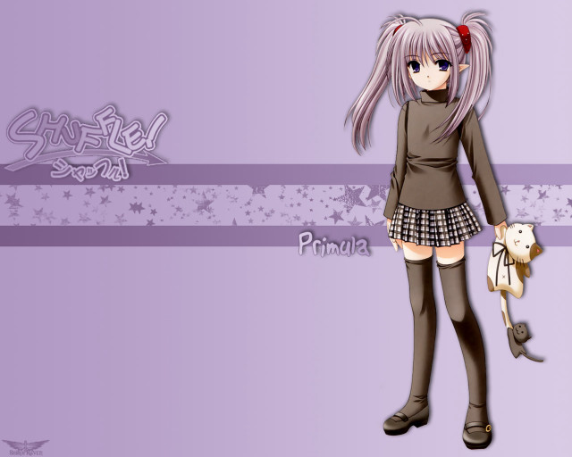 Girl teddy bear purple stars free wallpaper - medium preview image