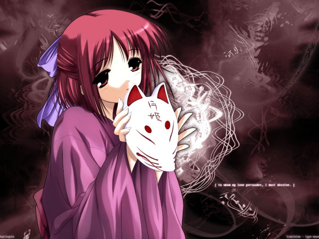 Girl cat pink background gothic free wallpaper - medium preview image