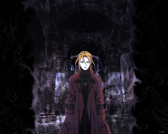 Blonde coat black cat night free wallpaper - medium preview image