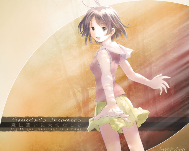 Girl dress circular tree yellow free wallpaper - medium preview image