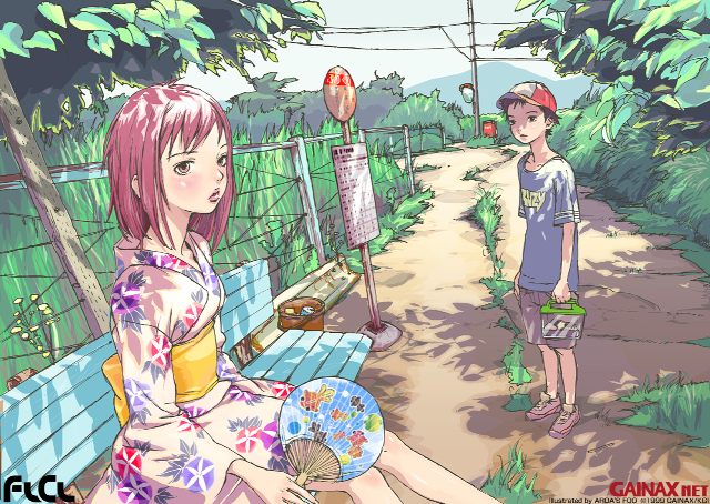Girl bench boy food park free wallpaper - medium preview image