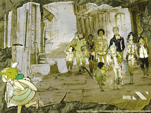 Group people street building stone free wallpaper - medium preview image