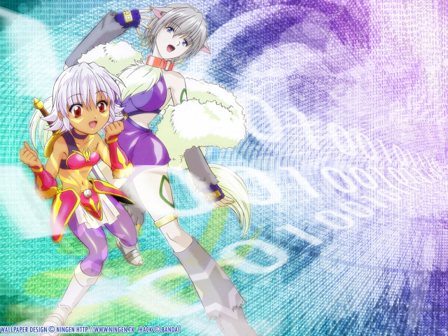 Anime characters blue purple background #2 free wallpaper - medium preview image