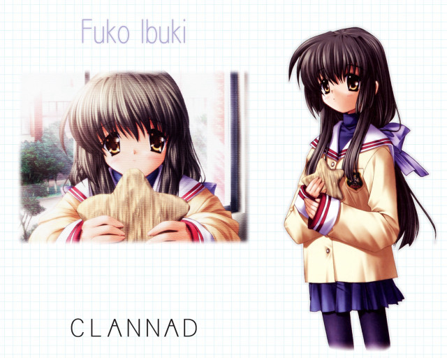Girl cat mirror schooluniform blue free wallpaper - medium preview image
