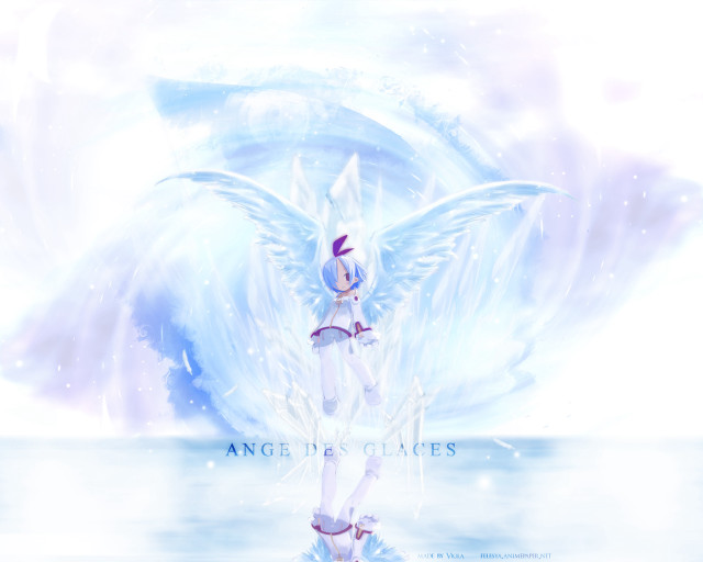 Angel wings water halo anime free wallpaper - medium preview image
