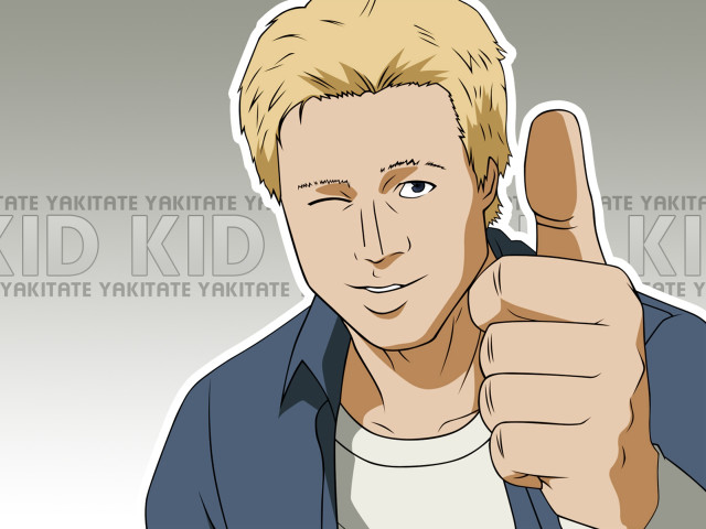 Man thumbs up blonde jacket free wallpaper - medium preview image