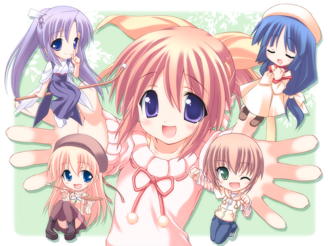 Anime girls dolls rayonism yayoi free wallpaper - medium preview image
