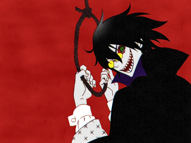 Creepy knife cartoony face bloody free wallpaper - medium preview image