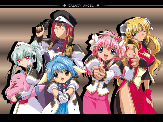 Anime girls guns hats space free wallpaper - medium preview image