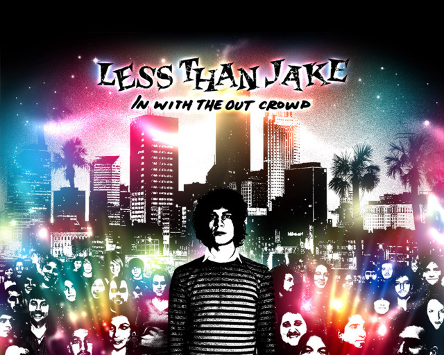 Less than lake city skyline free wallpaper - medium preview image