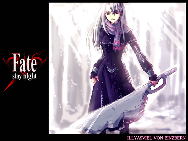 Snowy forest woman knife gothic free wallpaper for desktop - medium preview image