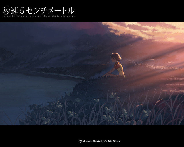 Girl field sky sunset clouds free wallpaper - medium preview image