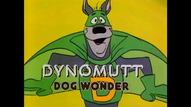 Dynomutt green cape yellow background free wallpaper - medium preview image