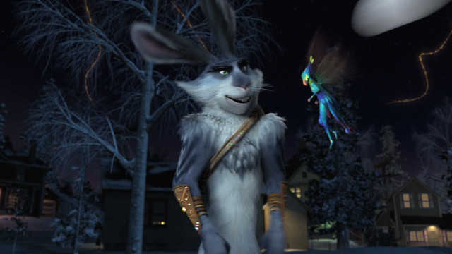 Rabbit fairy sword bird night free wallpaper - medium preview image