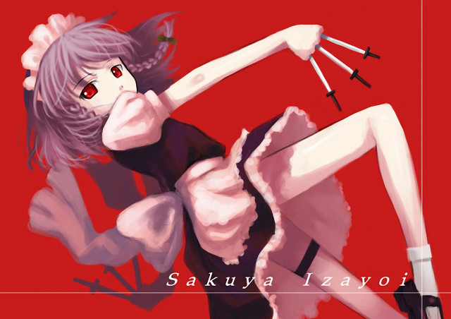 Aya goda yayoi kasuma knife free wallpaper - medium preview image