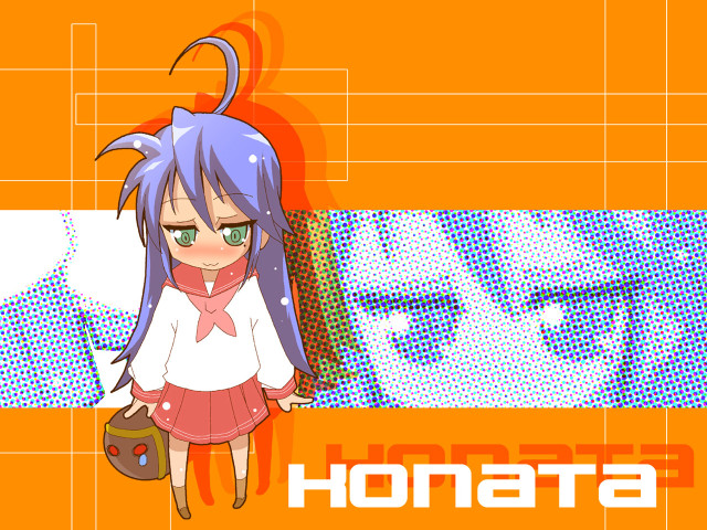 Purple hair glasses girl wall free wallpaper - medium preview image