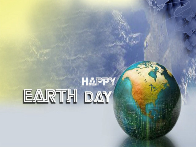 Earth globe happy message mountain free wallpaper - medium preview image