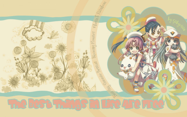 Flower girls anime costume flowers free wallpaper - medium preview image