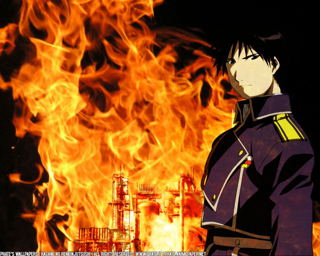 Firefighter fire flames building autumn free wallpaper - medium preview image