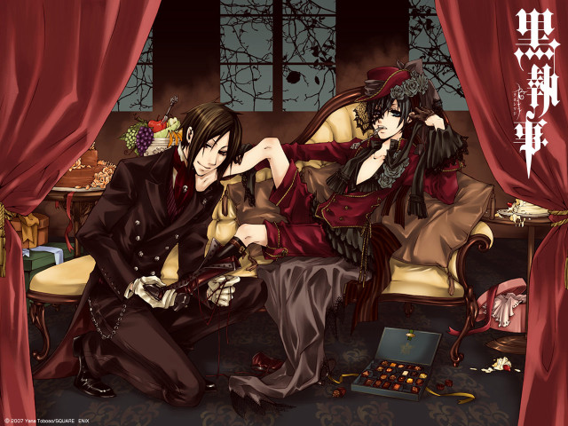 Gothic art couple couch laptop free wallpaper - medium preview image