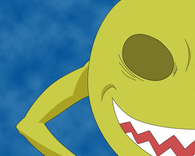 Cartoon smile blue background sky free wallpaper - medium preview image