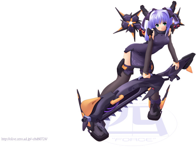 Cartoon motorcycle spikes cybernetic alice free wallpaper - medium preview image