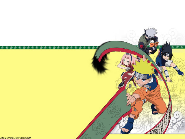 Snowboard group animated characters yellow free wallpaper - medium preview image