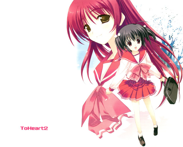 Girl purse stand red skirt free wallpaper - medium preview image