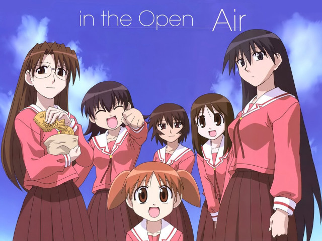 Pink dresses group 5girls school free wallpaper - medium preview image