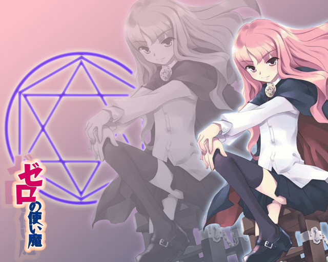Girl demon pentagram portrait pinkeyes free wallpaper - medium preview image