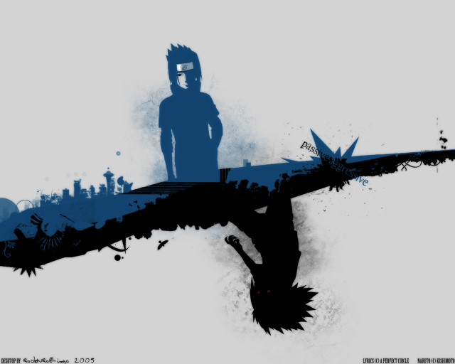 Person bird city silhouette anime free wallpaper - medium preview image