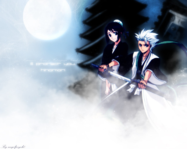 Anime swords fullmoon kimono ninja free wallpaper - medium preview image