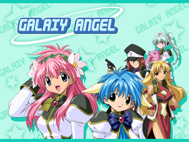 Galaxy angel anime group flowers free wallpaper - medium preview image