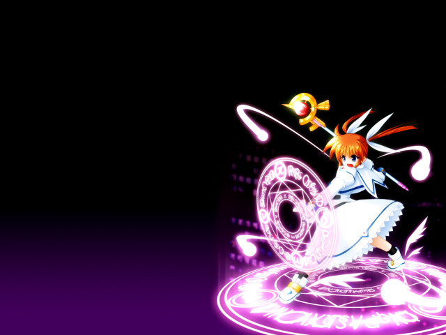 Girl dancing hologram magic wings free wallpaper - medium preview image