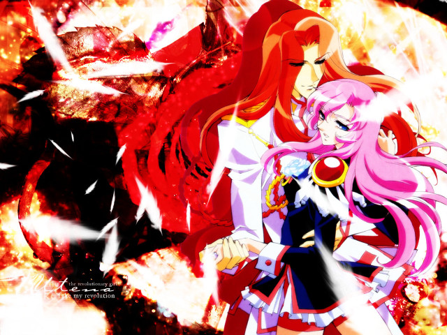 Fire women autumn anime embers free wallpaper - medium preview image
