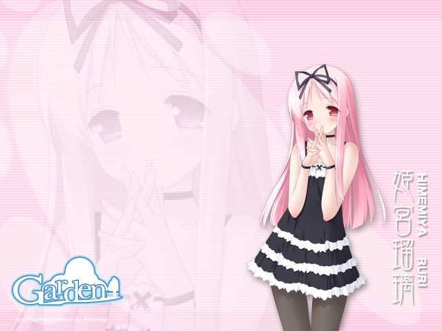 Alice pink background cat black free wallpaper - medium preview image