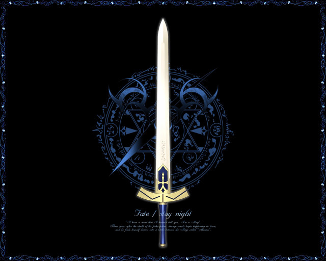 Sword blue border andor basch free wallpaper - medium preview image