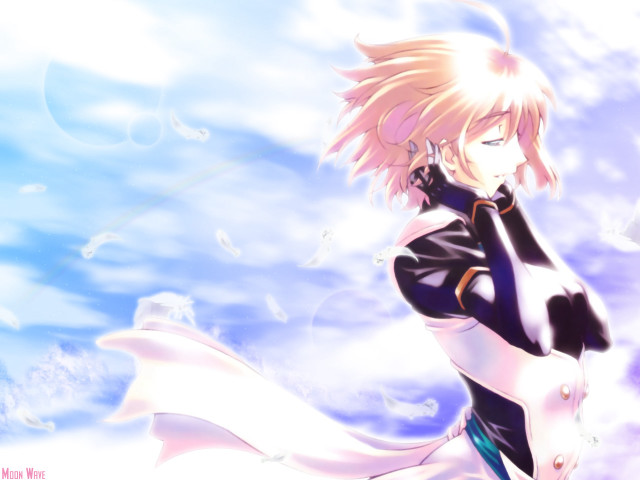 Alice prin clouds blonde cat free wallpaper - medium preview image