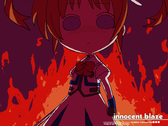 Red flame kyoto alice blood free wallpaper - medium preview image
