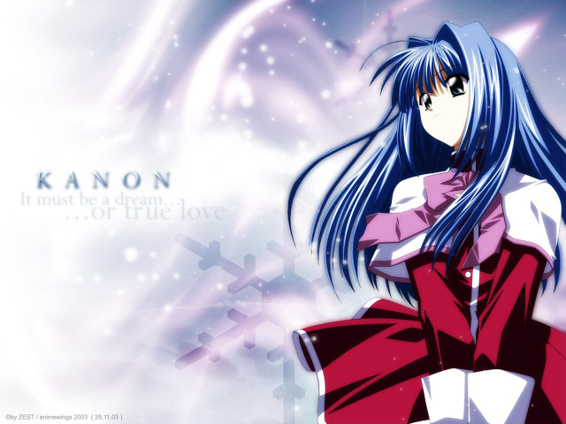 Anime girl blue hair pink #2 free wallpaper - medium preview image