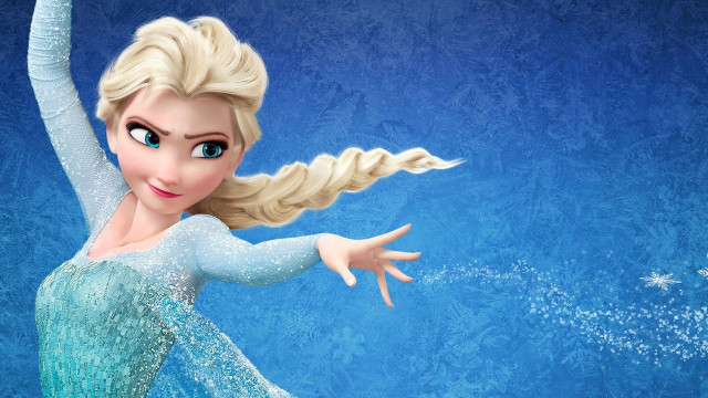 Cartoon character blue dress blonde free wallpaper - medium preview image