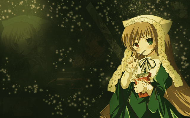 Green dress woman red cup free wallpaper - medium preview image