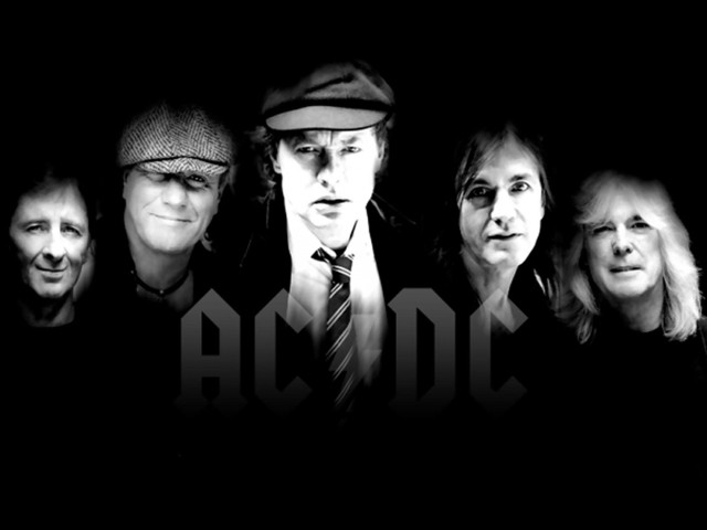 Group people dark room ACDC free wallpaper - medium preview image