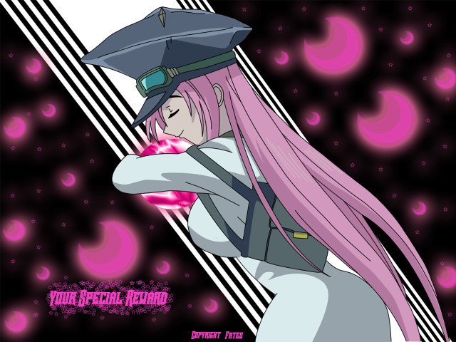 Pink hair girl hat heart free wallpaper - medium preview image